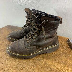 Vintage made in England dr martens leather boots